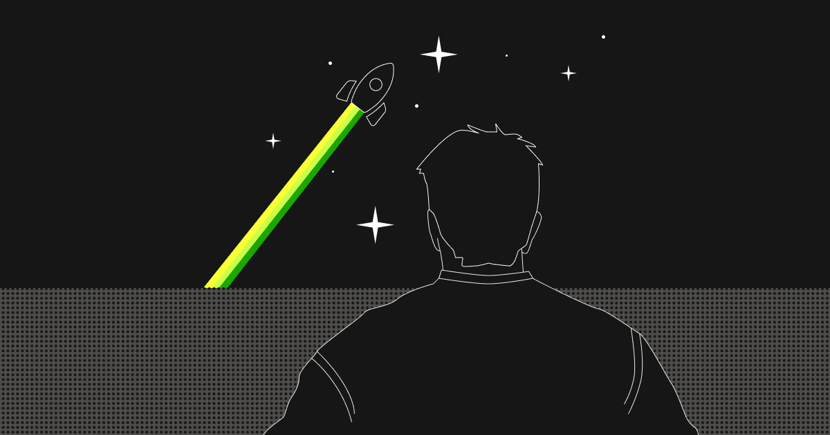a pencil and pastel drawing of a man staring at the stars in the sky at night.jpg